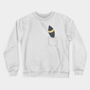 Dark fox tail (pocket) Crewneck Sweatshirt